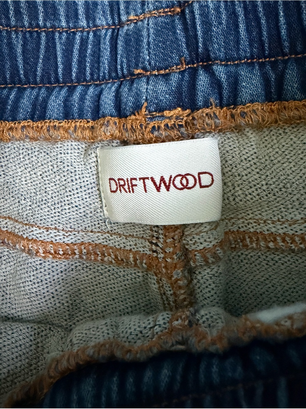 Driftwood Floral Embroidered Denim Joggers Jeans Women Sz S Free People EUC - Picture 2 of 13